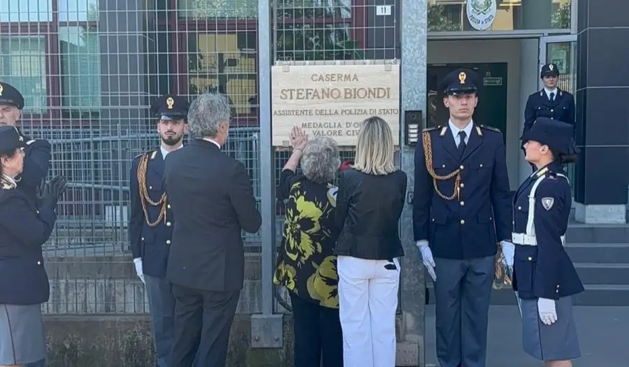 Bologna, la sede della Polizia Stradale intitolata a Stefano Biondi